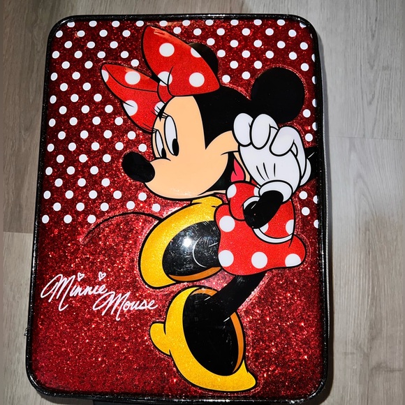 Authentic Disney Parks Minnie Mouse Small Soft Rolling Kid Suitcase - Picture 8 of 8